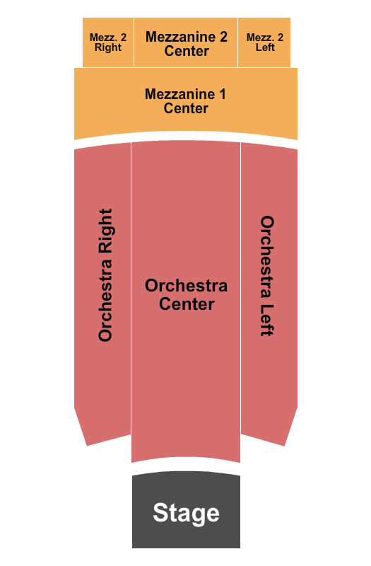 Seating chart for Plaza Theatre